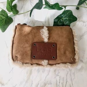 UGG Sheepskin Zip Pouch